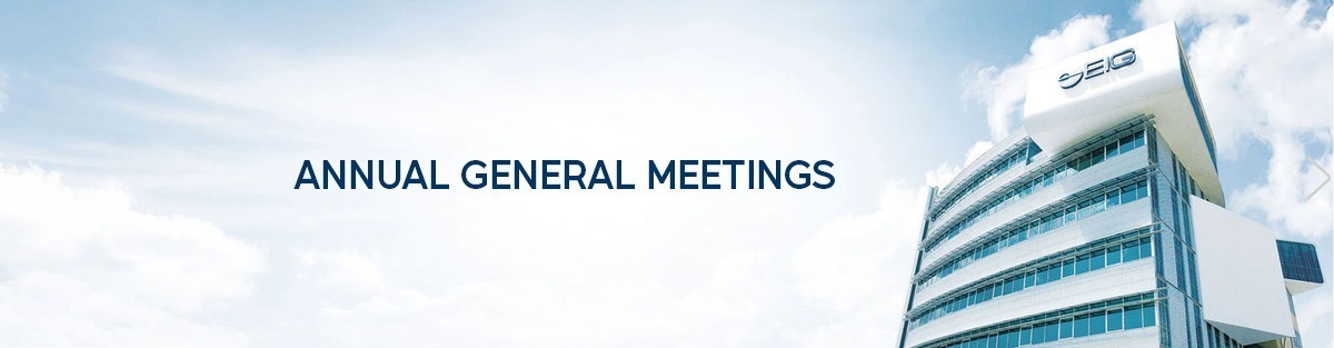 ANNUAL GENERAL MEETINGS